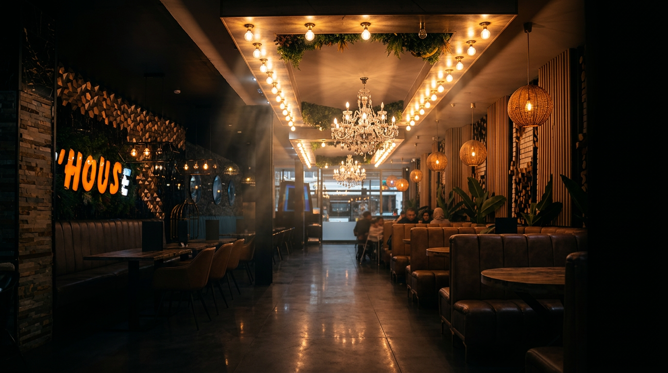 Sfeervol interieur van Twins House in Antwerpen